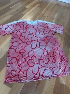 Red Bull Kids' Red Graphic Soccer Jersey